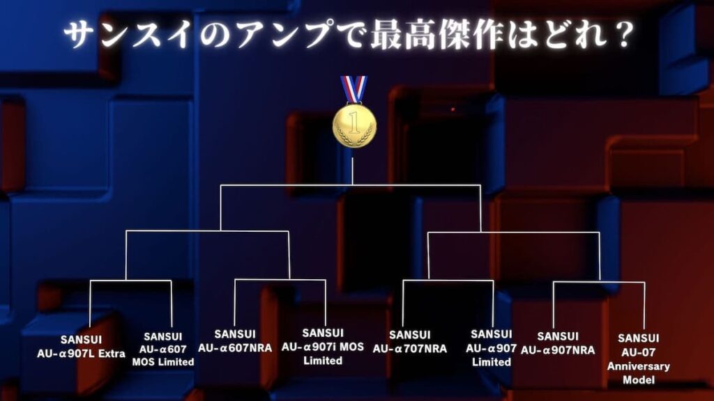 SANSUIサンスイのアンプで最高 