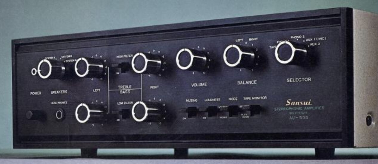 SANSUI(サンスイ) AU-555を徹底解説！【2段切替ダンピングファクター