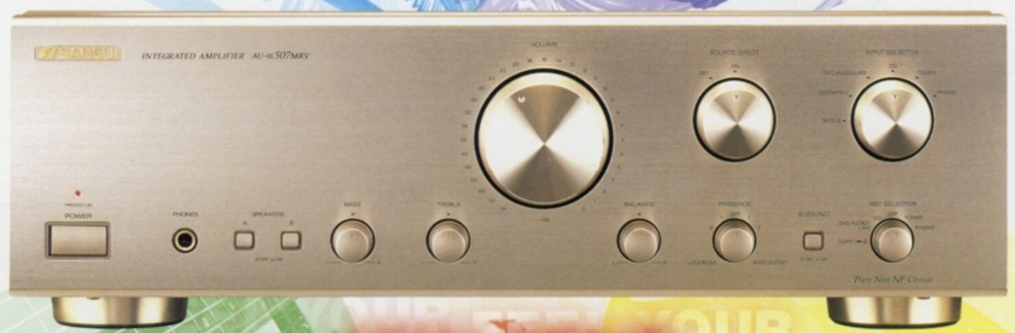 SANSUI(サンスイ) AU-α507MRVを徹底解説！【ストラップ・マウント方式