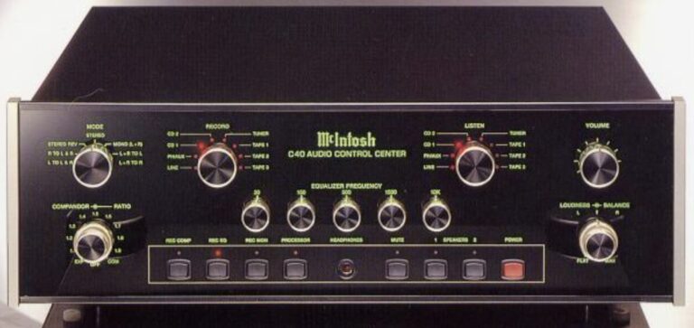 McIntosh C40を徹底解説！【バランス出力搭載コントロールセンター】
